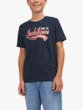 Jack & Jones Kids' Logo T-Shirt, Navy