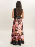 Gina Bacconi Jaimarie Floral Maxi Dress, Black