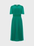 Hobbs Cressida Plain Dress, Meadow Green