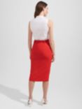 Hobbs Andie Pencil Skirt, Flame Red, Flame Red