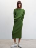 Mango Adele Skirt, Medium Green