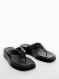 Mango Simi Flat T-Bar Sandals