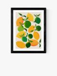 EAST END PRINTS Leanne Simpson 'Lemons and Limes' Framed Print