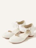Monsoon Kids' Corsage Two-Part Heels, Ivory