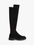 John Lewis Tilda 2 Suede Over The Knee Boots, Black