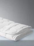 John Lewis Toddler Duvet, Pillow & Waterproof Mattress Protector Set, 4 Tog, White