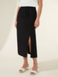 Ro&Zo Shirred Waist Skirt, Black