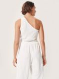 Soaked In Luxury Simone One Shoulder Top, Whisper White
