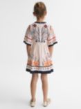 Reiss Kids' Ania Floral Print Dress