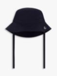 Petit Bateau Baby Twill Sun Hat, Navy