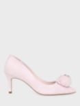 Hobbs Maisie Suede Court Shoes, Pale Pink