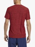 adidas Train Essentials Stretch Recycled Gym T-Shirt, Scarlet/Black