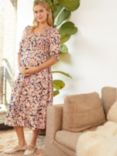 Isabella Oliver Meredith Maternity Dress, Pink Blur