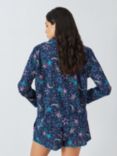 AND/OR Starburst Long Sleeve Pyjama Shirt, Blue