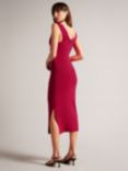 Ted Baker Mikella Bodycon Midi Dress, Bright Pink