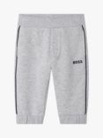 BOSS Baby French Terry Track Trousers, Grey/Multi