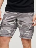 Superdry Organic Cotton Core Cargo Shorts, Ice Camo