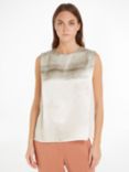 Calvin Klein Print Tank Top, Travertine Panel