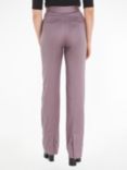 Calvin Klein Plain Slim Utility Trousers, Purple Calla