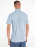 Tommy Hilfiger Oxford Regular Fit Short Sleeve Shirt, Blue