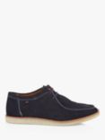 Silver Street London Sydney Suede Moccasin Boots, Navy