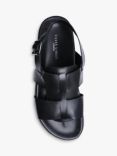 Silver Street London Tuscon Leather Sandals, Black