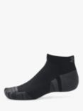 Under Armour Performance Tech Low Cut Socks, Pack of 3, Black/Jet Gray