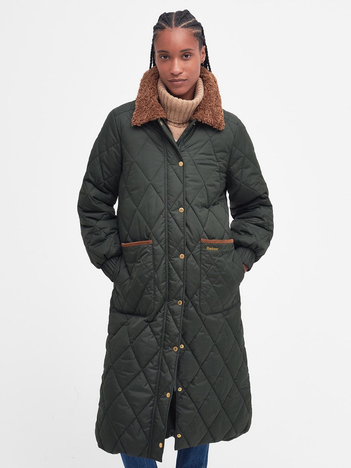 Barbour Tomorrow's Archive Dalmeny Quilted Coat, Sage