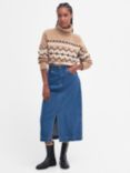 Barbour Tomorrow's Archive Gosford Midi Skirt, Mid Denim
