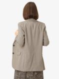 Noa Noa Elin Check Blazer, Brown/Beige