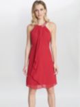 Gina Bacconi Jane Beaded Dress, Red