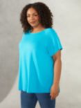 Live Unlimited Curve Flutter Sleeve T-Shirt, Blue