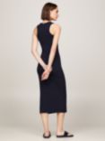 Tommy Hilfiger Slim Rib Midi Dress