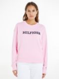 Tommy Hilfiger Regular Monotype Logo Sweatshirt, Iconic Pink