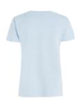 Tommy Hilfiger Curve Organic Cotton Logo T-Shirt, Breezy Blue Heather