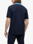 BOSS Phillipson 118 Short Sleeve Polo Shirt, Dark Blue