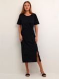 Kaffe Nette Jersey Midi Dress, Black