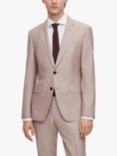 BOSS H-Huge Slim Fit Suit Jacket, Open Pink