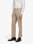 HUGO BOSS Leon Wool Blend Suit Trousers, Open White