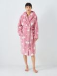John Lewis Waffle Star Dressing Gown, Pink