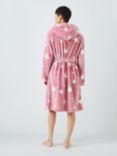 John Lewis Waffle Star Dressing Gown, Pink