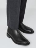 John Lewis Formal Leather Chelsea Boots, Black