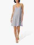 DKNY Cotton Logo Night Dress, Grey