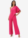 Adrianna Papell One Shoulder Wide Leg Jumpsuit