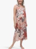 Cyberjammies Evette Floral Sleeveless Nightdress, Taupe