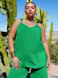 Live Unlimited Green Strappy Vest, Green, Green