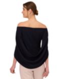 Adrianna Papell Off Shoulder Drape Top, Midnight