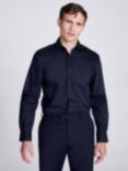 Moss Regular Fit Stretch Shirt, Black