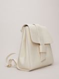 Phase Eight Leather Backpack, Ivory