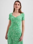 Hobbs Suzannah Floral Jersey Dress, Green
